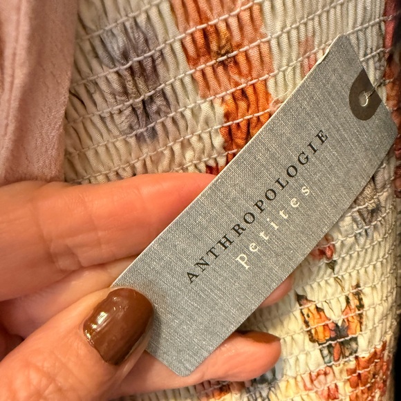 Anthropologie Floral Print Midi Dress - Picture 4 of 6